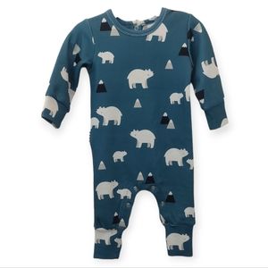 SOOKlbaby Polar Bear Romper Bodysuit Long Sleeve Baby 6 - 9 Months